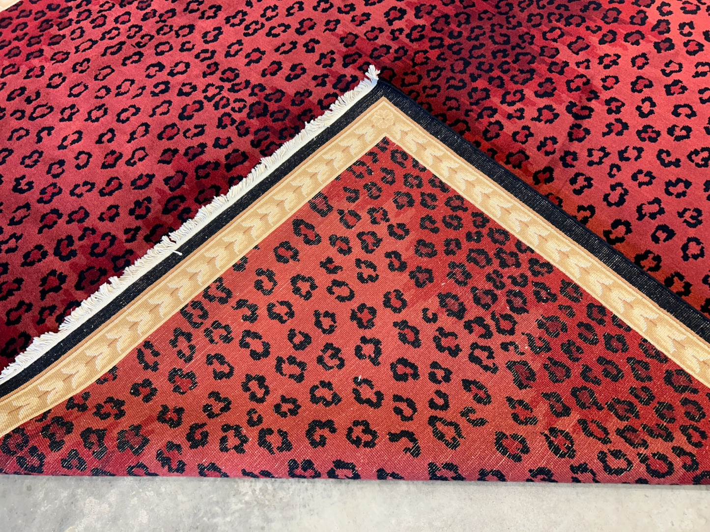 8'x11'2" Hand-Knotted 100% Wool Pile Tibetian Area Rug - Carpet