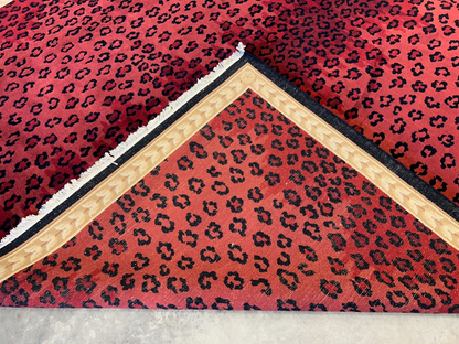 8'x11'2" Hand-Knotted 100% Wool Pile Tibetian Area Rug - Carpet