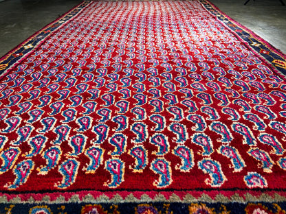 4'2" x 8'1" Hand-Knotted 100% Wool Carpet - Bidjare Area Rug