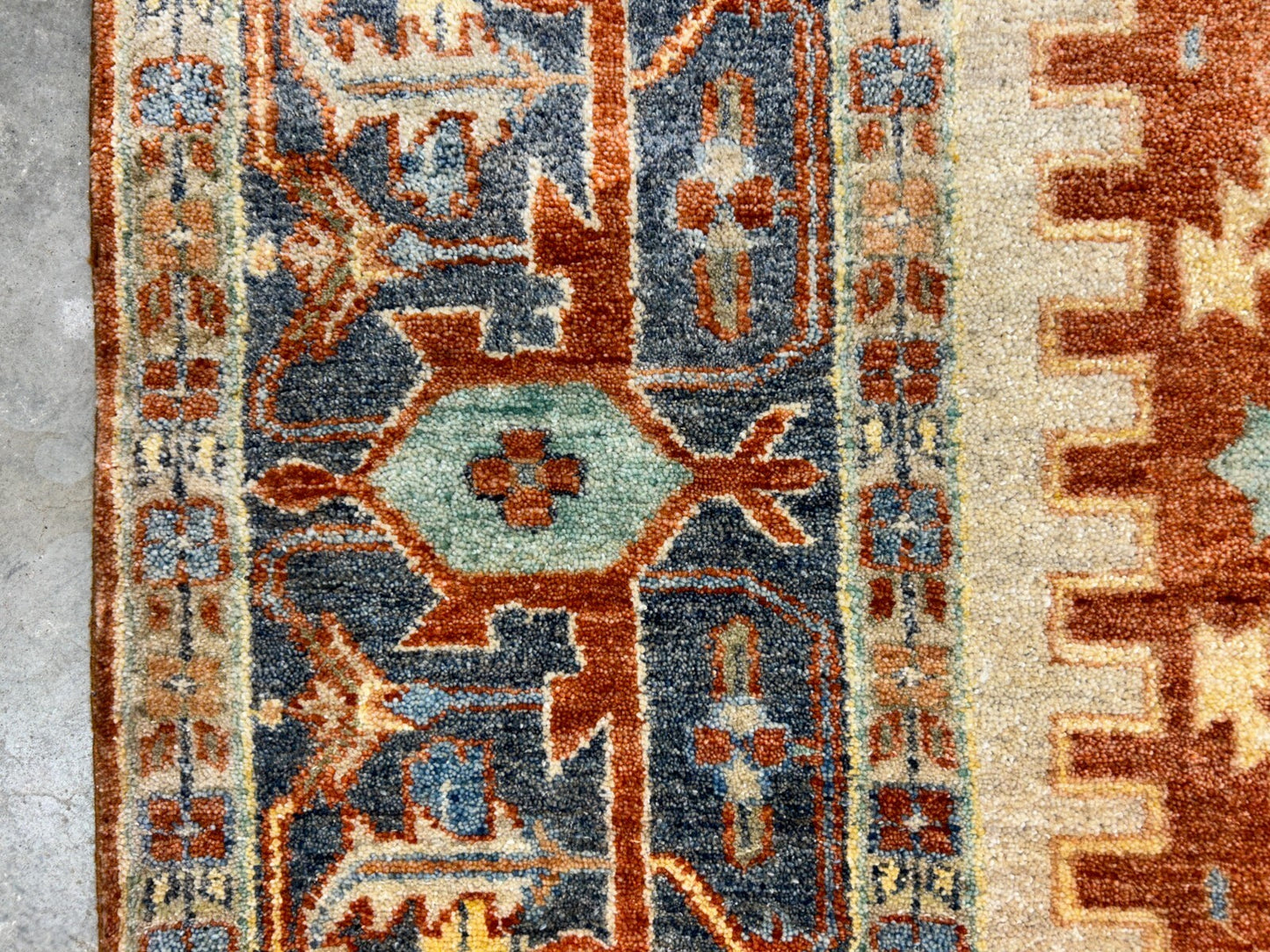 8'10" x 11'8" Hand-Knotted 100% Wool Carpet - Herize Design Area Rug