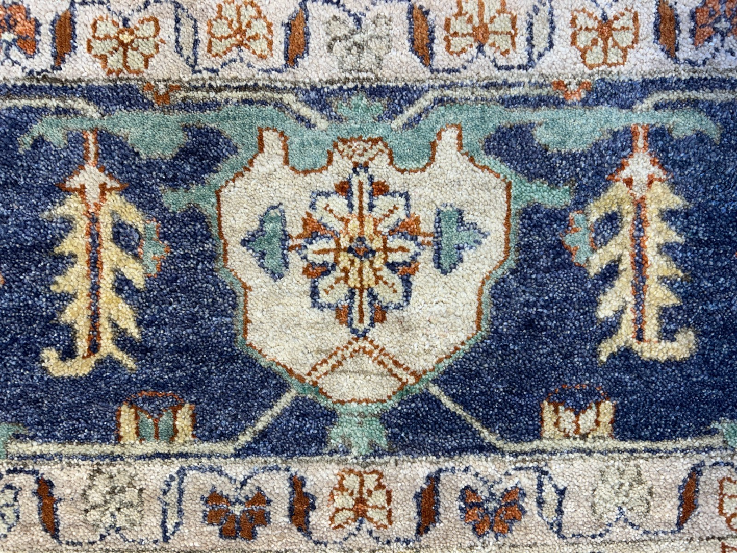 9'x12' Hand-Knotted 100%  Wool Pile IndoSerapi Rug