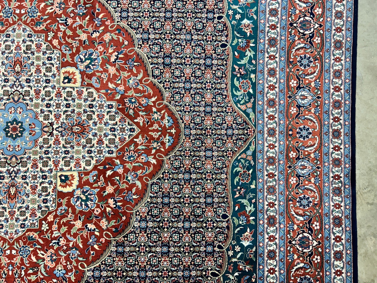 9'x12' Hand-Knotted 100% Wool Pile Sinopersian Carpet - Area Rug