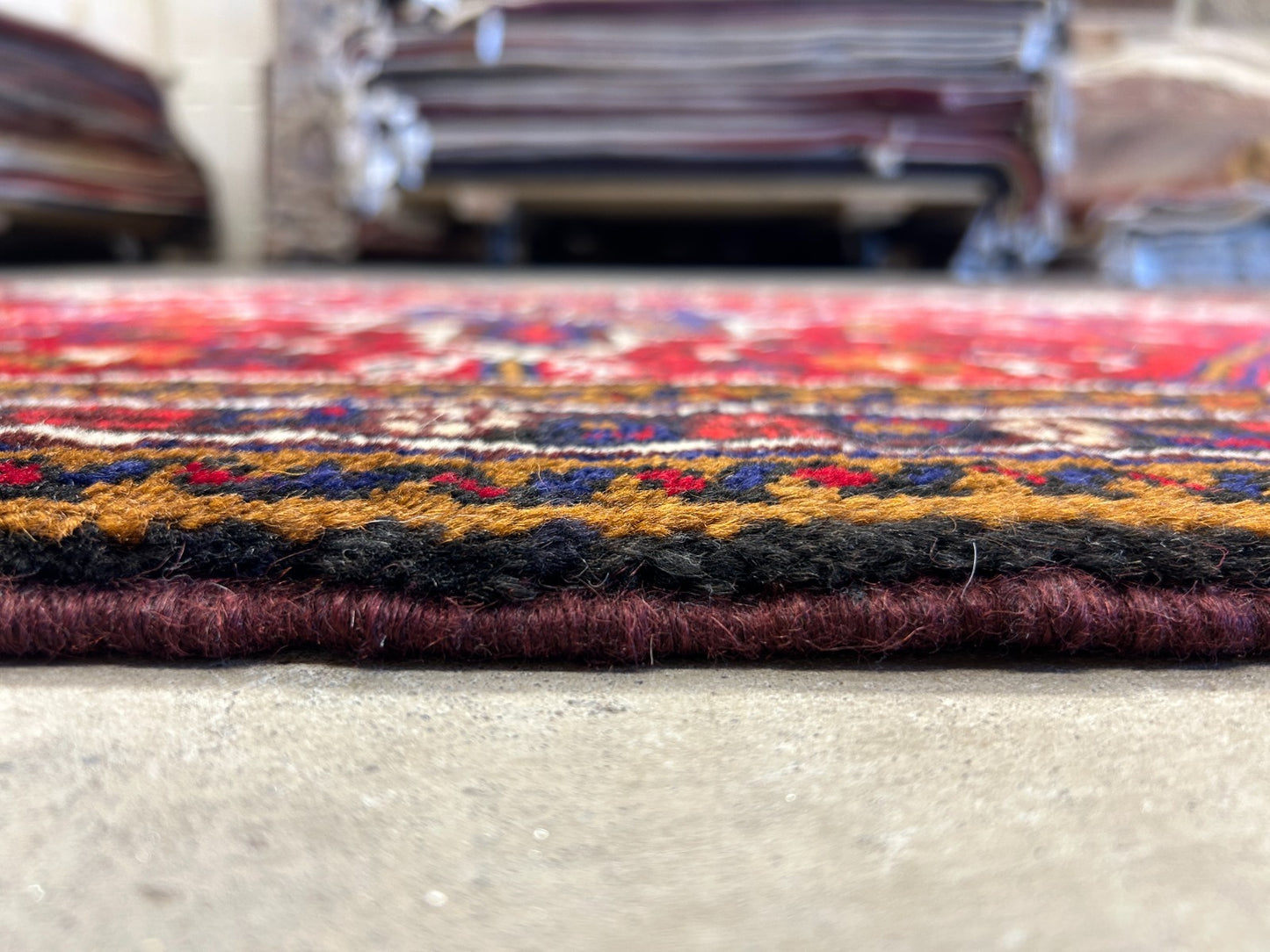 3'x4'6" Hand-Knotted 100% Wool Pile Herize Area Rug - Carpet