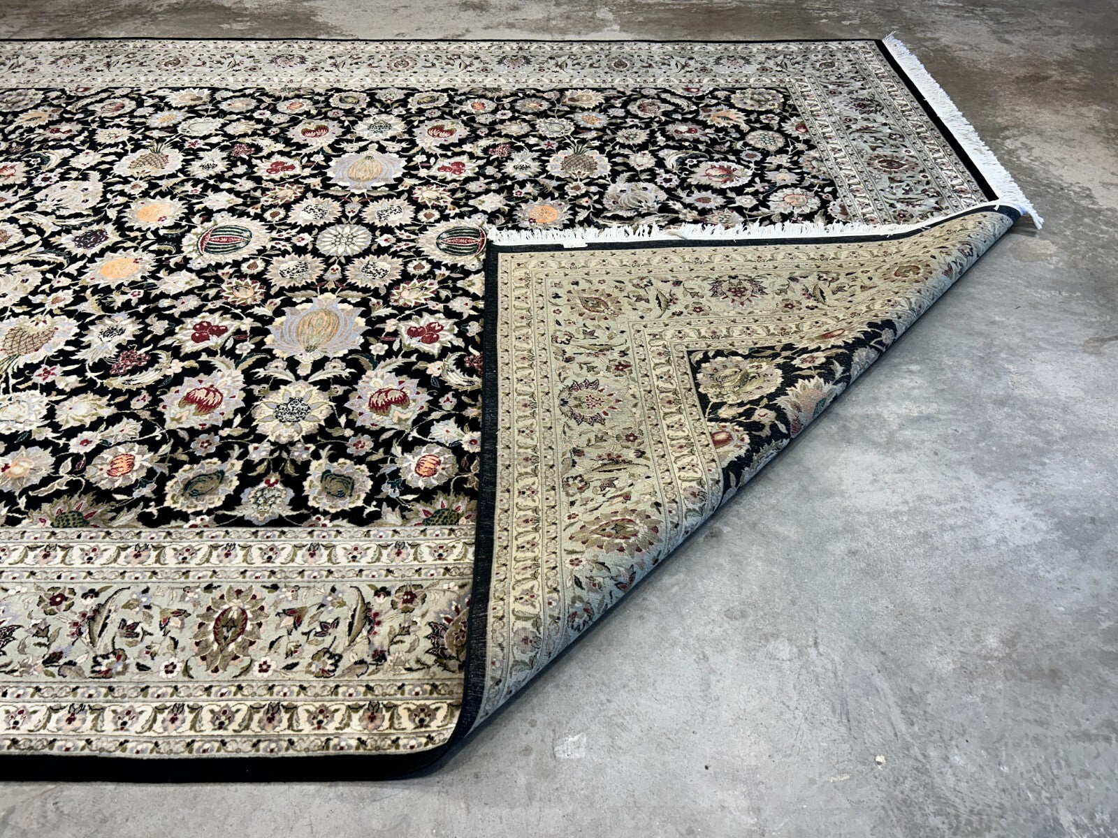 9'x12' Hand-Knotted 100% Wool Pile Sinopersian Carpet - Area Rug