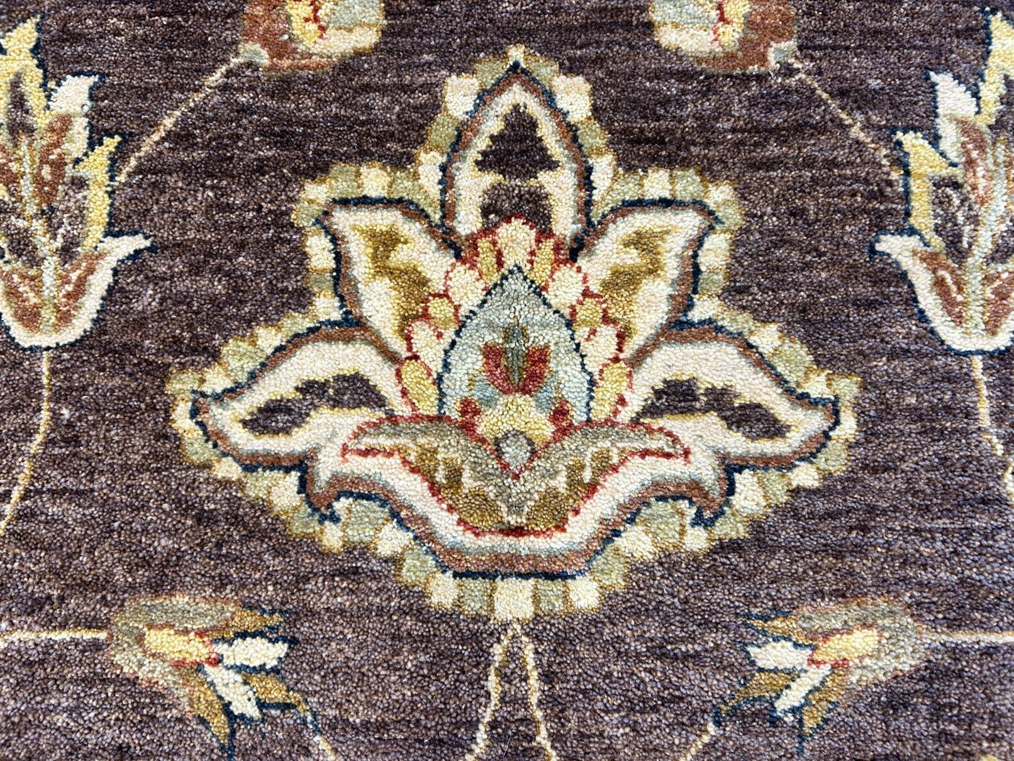 9'x12' Hand-Knotted 100% Wool Pile Lilian Design Carpet - Area Rug
