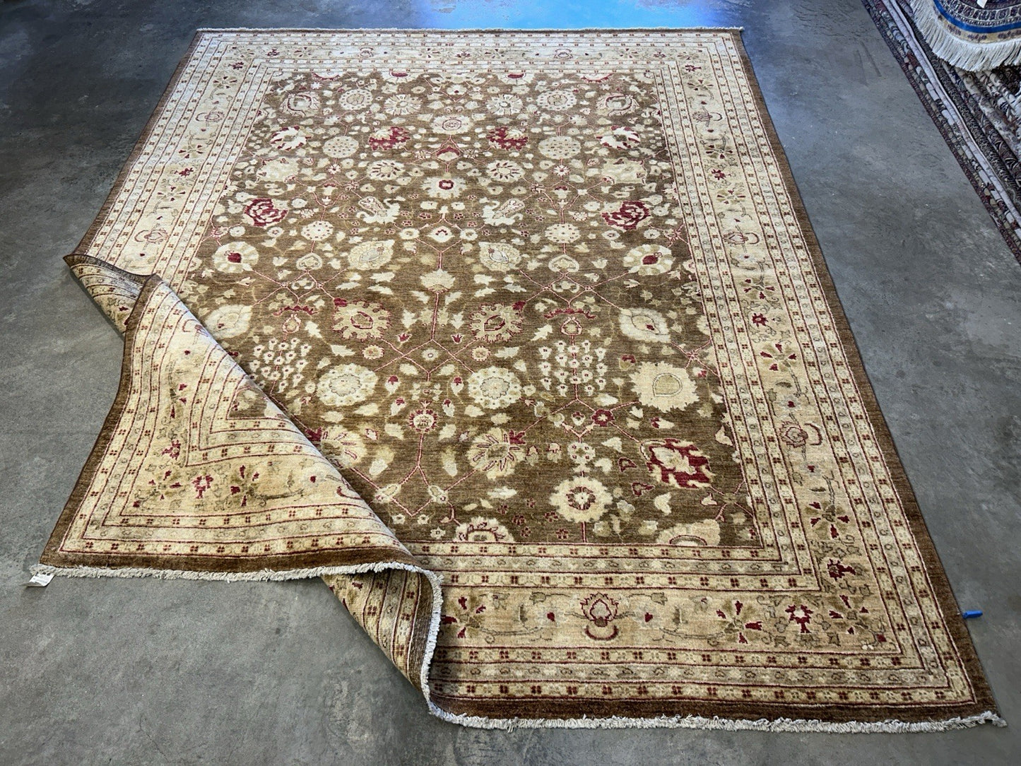 8’1”x9’11” Hand-Knotted 100% Wool Pile Oriental Area Rug - Carpet