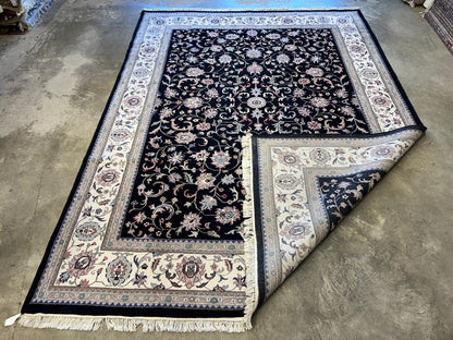 9'x12' Hand-Knotted 100% Lamb Wool Pile Oriental Rug