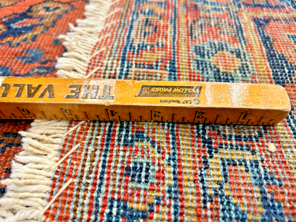 9'3"x12'7" Antique Fine Lamb Wool Sarouke Rug Hand-knotted Carpet