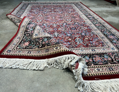 5'9"x8'9" Hand-Knotted 100% Wool Pile SinoPersian Carpet - Area Rug