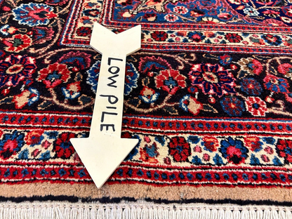 6'11"x10'3" Antique Hand-Knotted Wool Oriental Mood Rug - Area Carpet