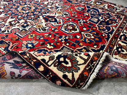 6'11"x10'4" Hand-Knotted 100% Wool Carpet - Bakhtiarie Area Rug
