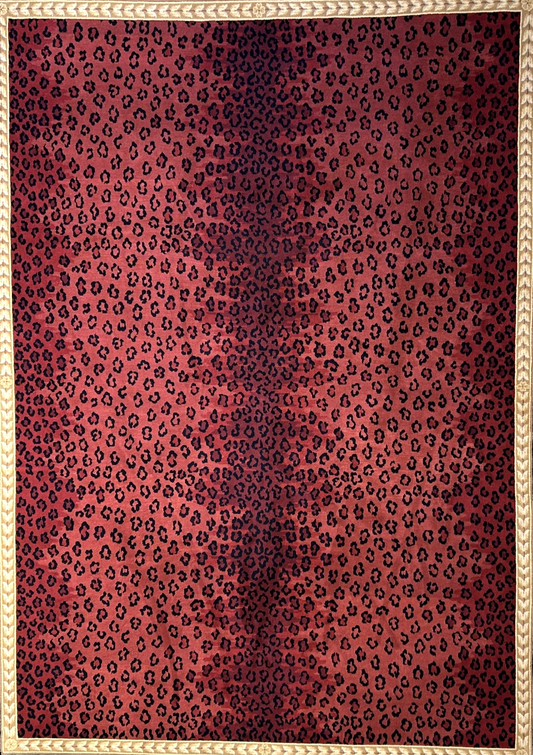 8'x11'2" Hand-Knotted 100% Wool Pile Tibetian Area Rug - Carpet