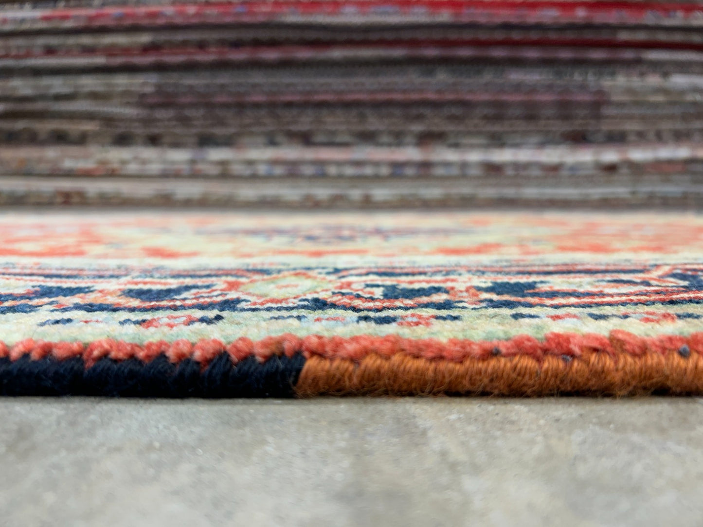 3’x5’ Hand-Knotted 100% Wool Indoserapi Area Rug - Carpet