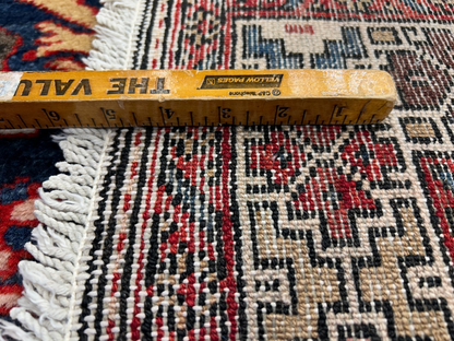 4'6"x7'4" Hand-Knotted 100% Wool Pile Herize Area Rug - Carpet