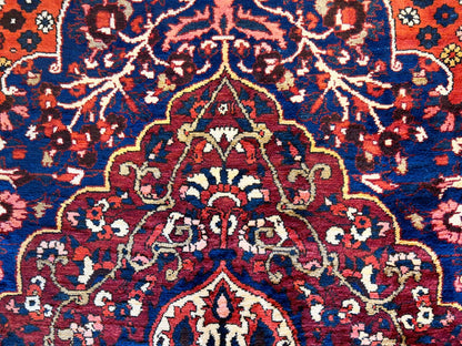 8'4"x11'6" Hand-Knotted 100% Wool Pile Bakhtiarie Rug