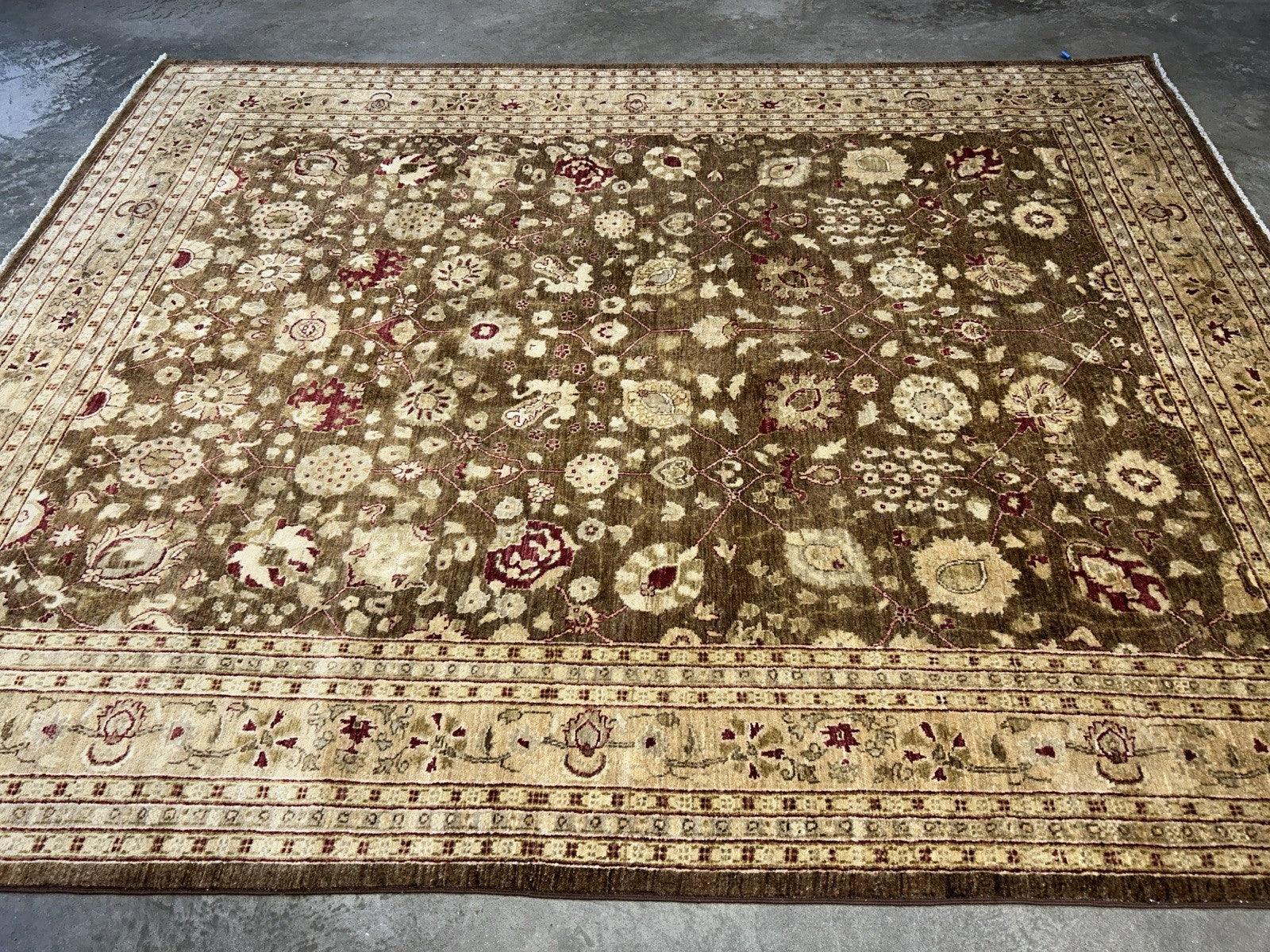 8’1”x9’11” Hand-Knotted 100% Wool Pile Oriental Area Rug - Carpet