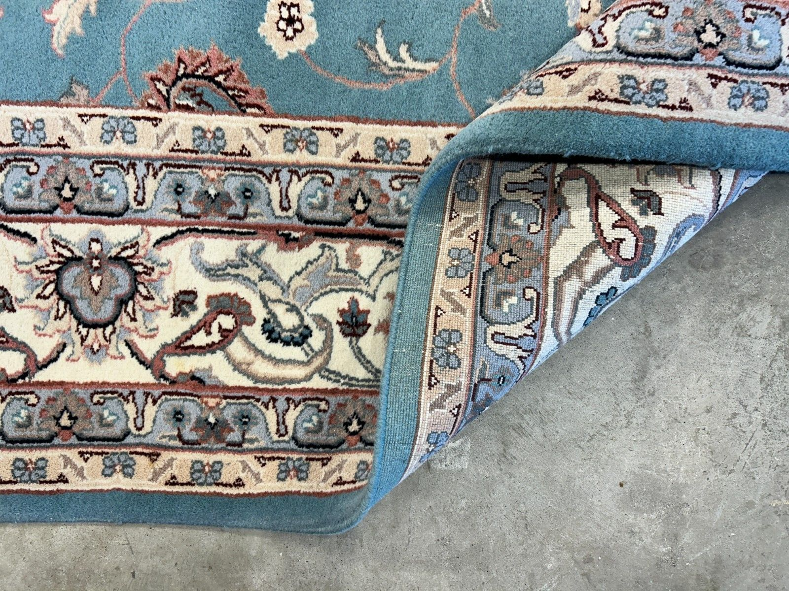 9'x12' Hand-Knotted 100% Wool Pile Kashane Design Carpet - Area Rug