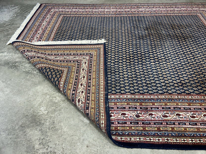 7’11”x10’ Vintage Hand-Knotted 100% Wool Pile Oriental Area Rug - Carpet