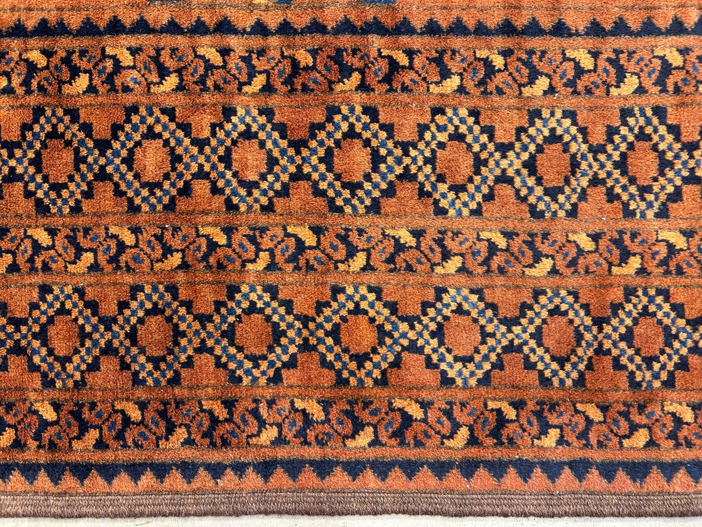 8'8"x12'1" Hand-Knotted 100%  Wool Pile Bokhara Rug