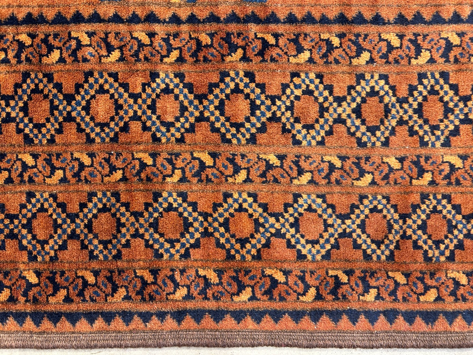 8'8"x12'1" Hand-Knotted 100%  Wool Pile Bokhara Rug