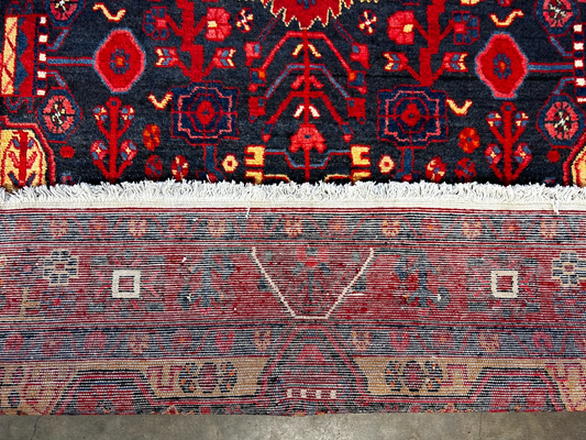 5'4" x 9'7" Hand-Knotted 100% Wool Pile Nahavande Area Rug