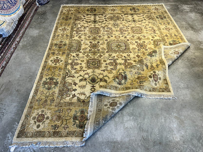9'x12' Hand-Knotted 100% Wool Pile Oriental Rug