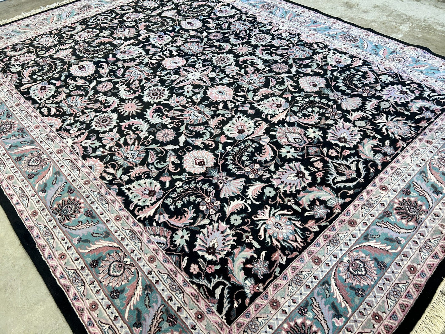 8'10" x 11'10" Hand-Knotted 100% Wool Carpet - Kashane Design Area Rug