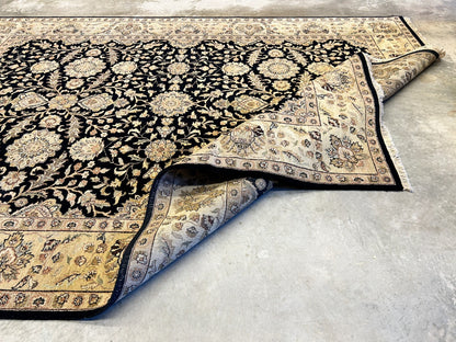 8'10"x12'7" Hand-Knotted 100% Lamb Wool IndoAgra Carpet - Area Rug