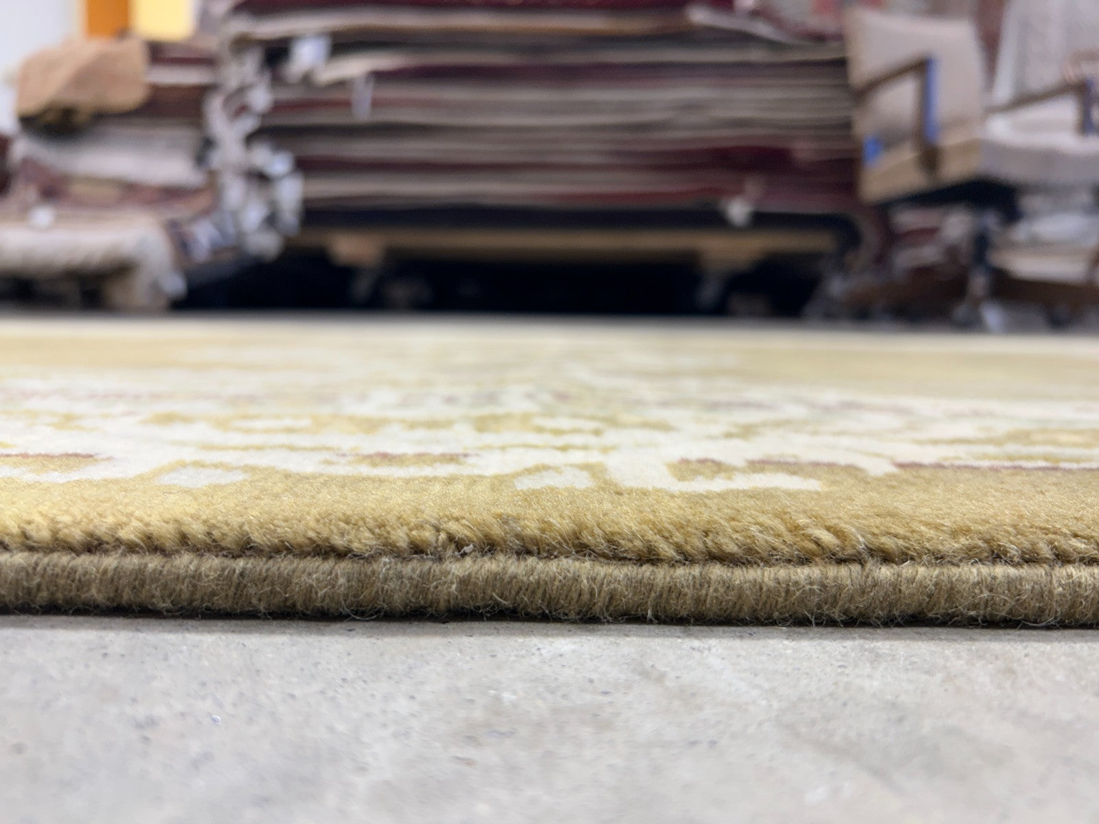 2'11"x5'1" Hand-Knotted 100% Wool Pile Oriental Area Rug - Carpet