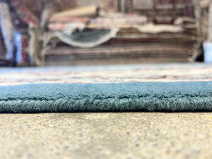 9'x12' Hand-Knotted 100% Wool Pile Kashane Design Carpet - Area Rug