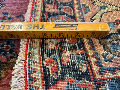 2'7"x4'10" Antique Hand-Knotted 100% Wool Pile Sarouke Area Rug - Carpet