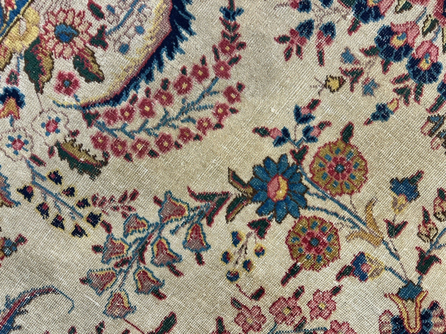 7’8”x10’8” Antique Hand-Knotted 100% Wool Pile Tabrize Area Rug - Carpet