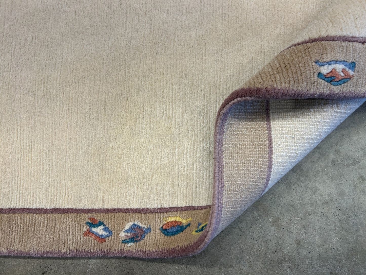 3'x5'3" Hand-Knotted 100% Wool Pile Nepali Area Rug - Carpet