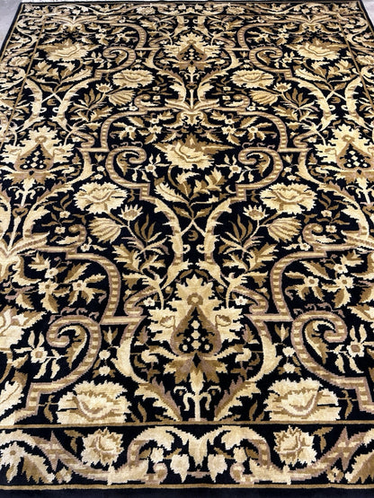 8’x10’ Hand-Knotted 100% Wool Pile Oriental Area Rug - Carpet