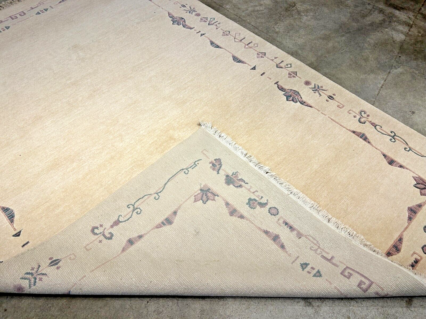 6'7"x9'10" Hand-Knotted 100% Wool Pile Indo-Nepali Carpet - Area Rug