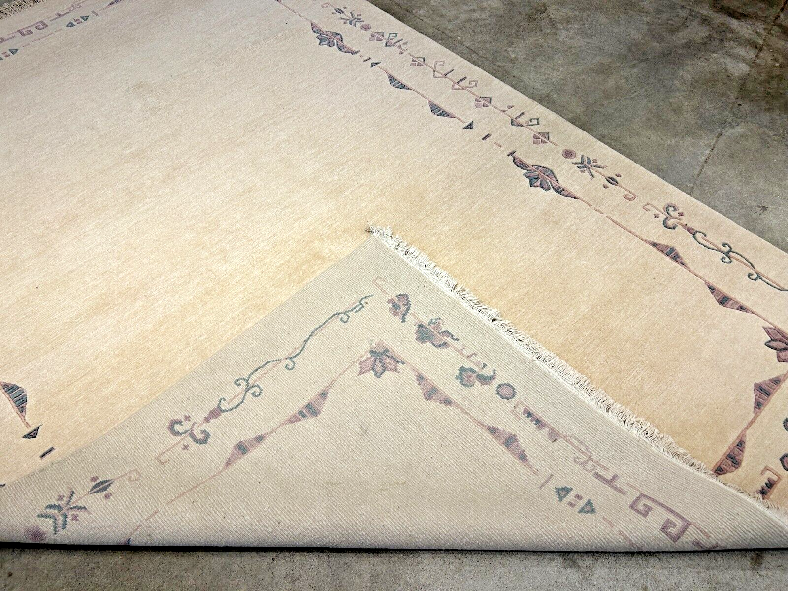 6'7"x9'10" Hand-Knotted 100% Wool Pile Indo-Nepali Carpet - Area Rug