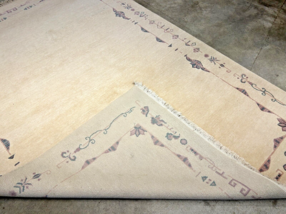 6'7"x9'10" Hand-Knotted 100% Wool Pile Indo-Nepali Carpet - Area Rug