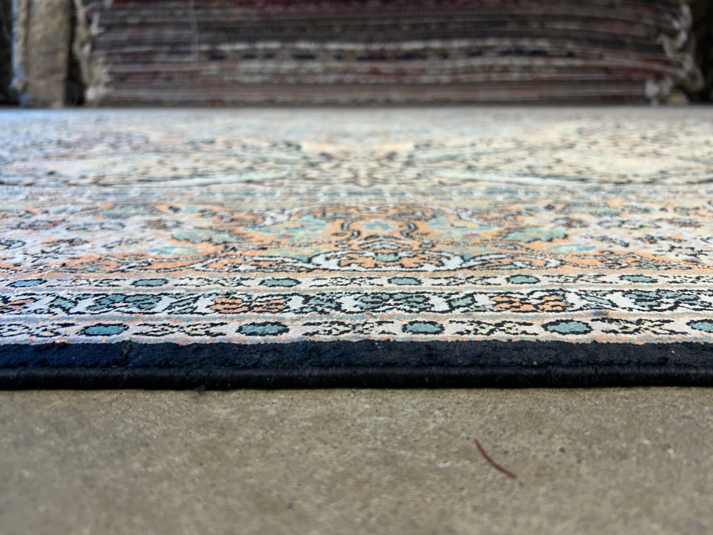 9'x12'6" Hand-Knotted 100%  Kashmiri Silk Pile Area Rug