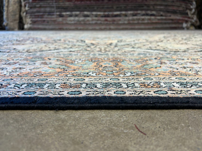 9'x12'6" Hand-Knotted 100%  Kashmiri Silk Pile Area Rug