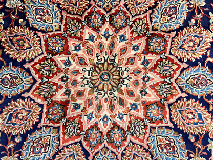 8'8"x12'6" Hand-Knotted 100% Wool Pile Kashmare Rug