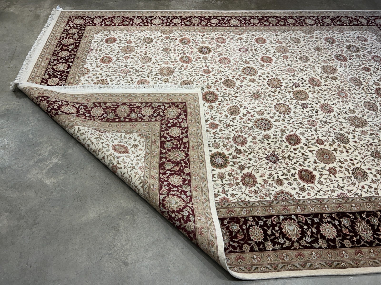 9'x12' Very Fine Hand-Knotted 100% Lamb Wool Pile PakPersian Rug