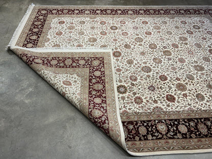 9'x12' Very Fine Hand-Knotted 100% Lamb Wool Pile PakPersian Rug