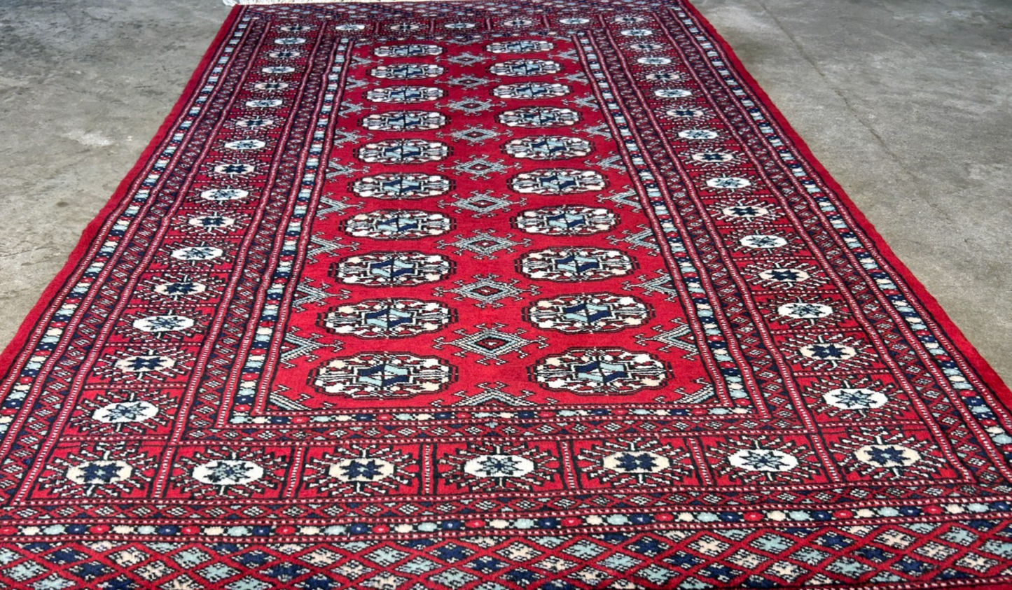3'x5' Hand-Knotted 100% Wool Pile Bokhara Rug