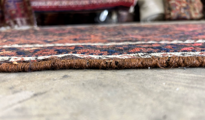 3'5"x5'9" Antique Hand-Knotted 100% Wool Senneh Area Rug - Carpet