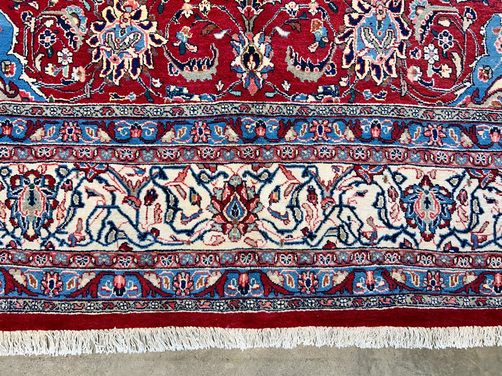 9'3"x12'6" Hand-Knotted 100% Wool Pile Mashade Rug