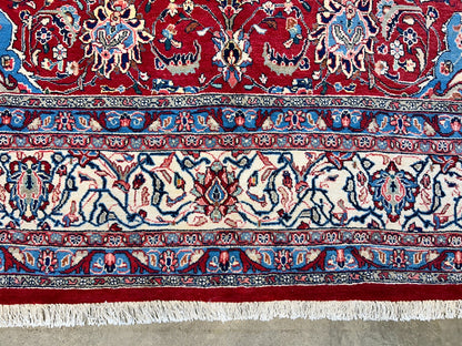 9'3"x12'6" Hand-Knotted 100% Wool Pile Mashade Rug