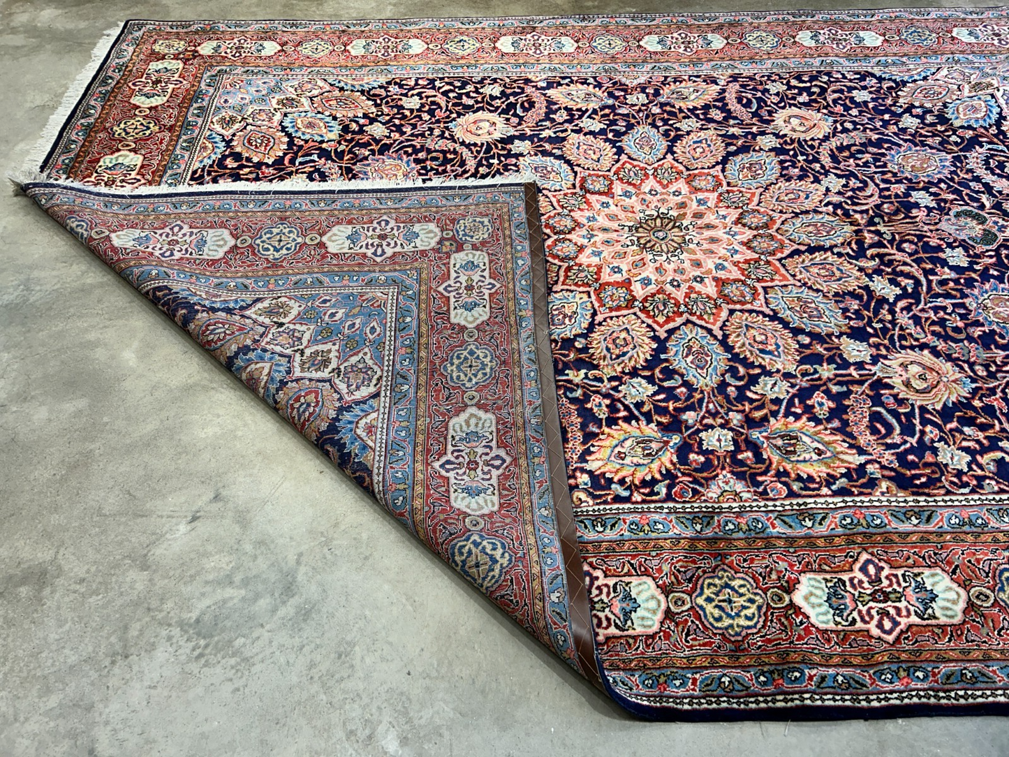 8'8"x12'6" Hand-Knotted 100% Wool Pile Kashmare Rug