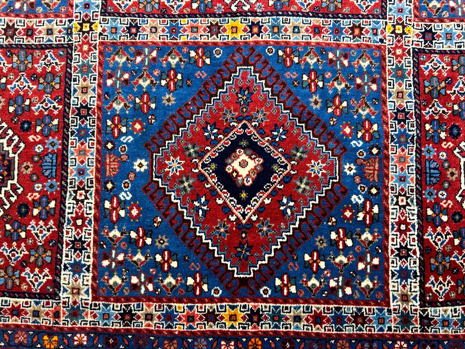 7'x9'7" Hand-Knotted 100% Wool Pile Yalame Carpet - Area Rug