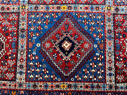 7'x9'7" Hand-Knotted 100% Wool Pile Yalame Carpet - Area Rug