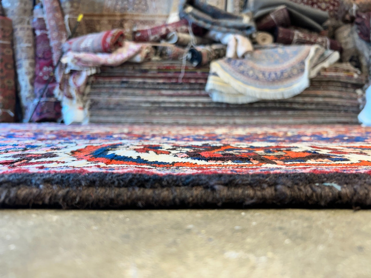8'4"x11'6" Hand-Knotted 100% Wool Pile Bakhtiarie Rug